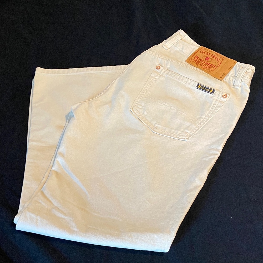 Lucky Brand Men's Off-White Straight Leg Jeans